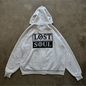 Oversized zip up hoodie